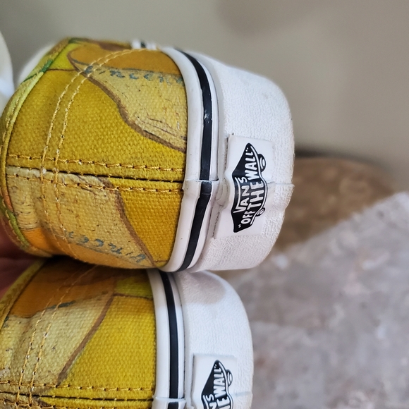 Vans Van Gogh Museum Sunflower Unisex Shoes Size M5 W6.5 - Picture 3 of 9